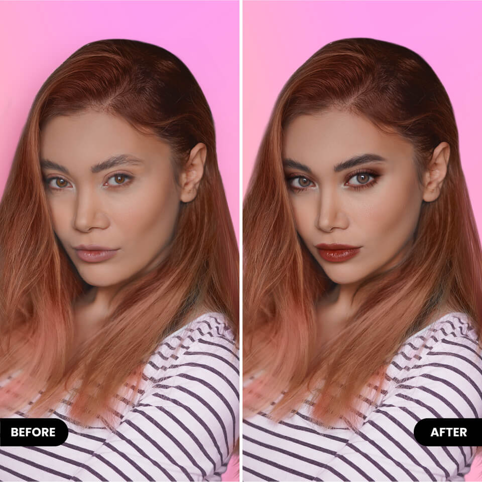 BeautyPlusの顔写真レタッチ