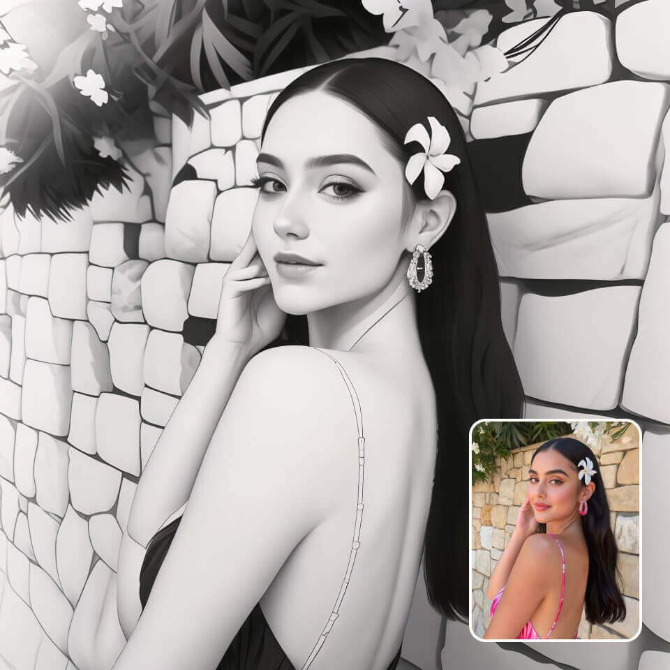 BeautyPlus Foto Jadi Sketsa