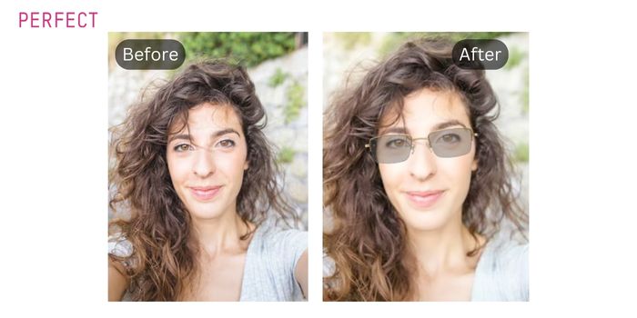 AI Glasses - Perfect Corp - Before & After