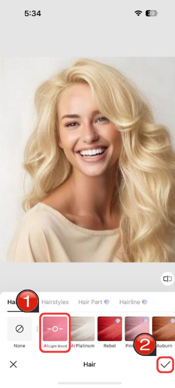 BeautyPlus-change your hair color