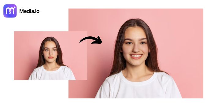 Best Face Expression Changer - Media.io - Before & After