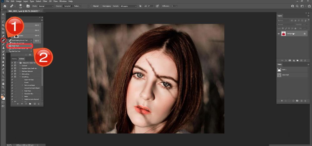 How to Remove Shadows from Pictures - Photoshop - 03