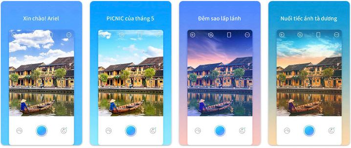 Picnic-Chỉnh bầu trời với app