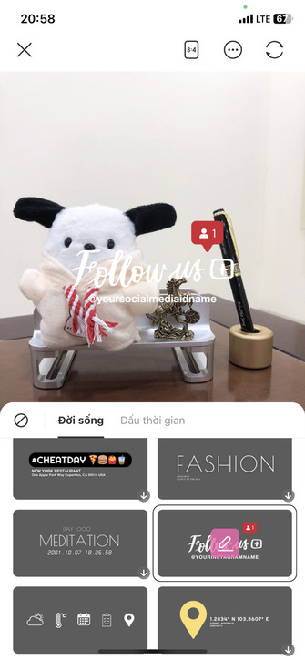 Tùy chỉnh chụp ảnh có ngày giờ với app BeautyPlus-style