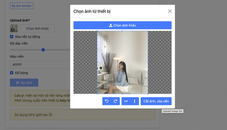 taoanhdep.com-Tải ảnh muốn dùng để làm sticker
