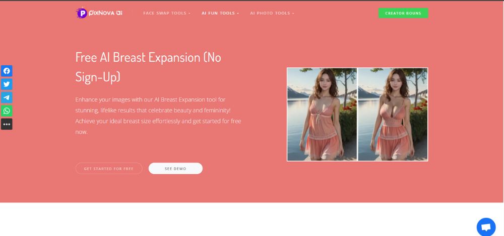 AI Breast Enlaregment Apps - PixNova