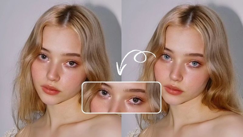 How to Change Eye Color in Photo (App & Online)